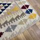Tapis Kilim Vintage Pastel Fait Main