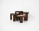 Tables gigognes modèle 780, créées par Gianfranco Frattini pour Cassina, an