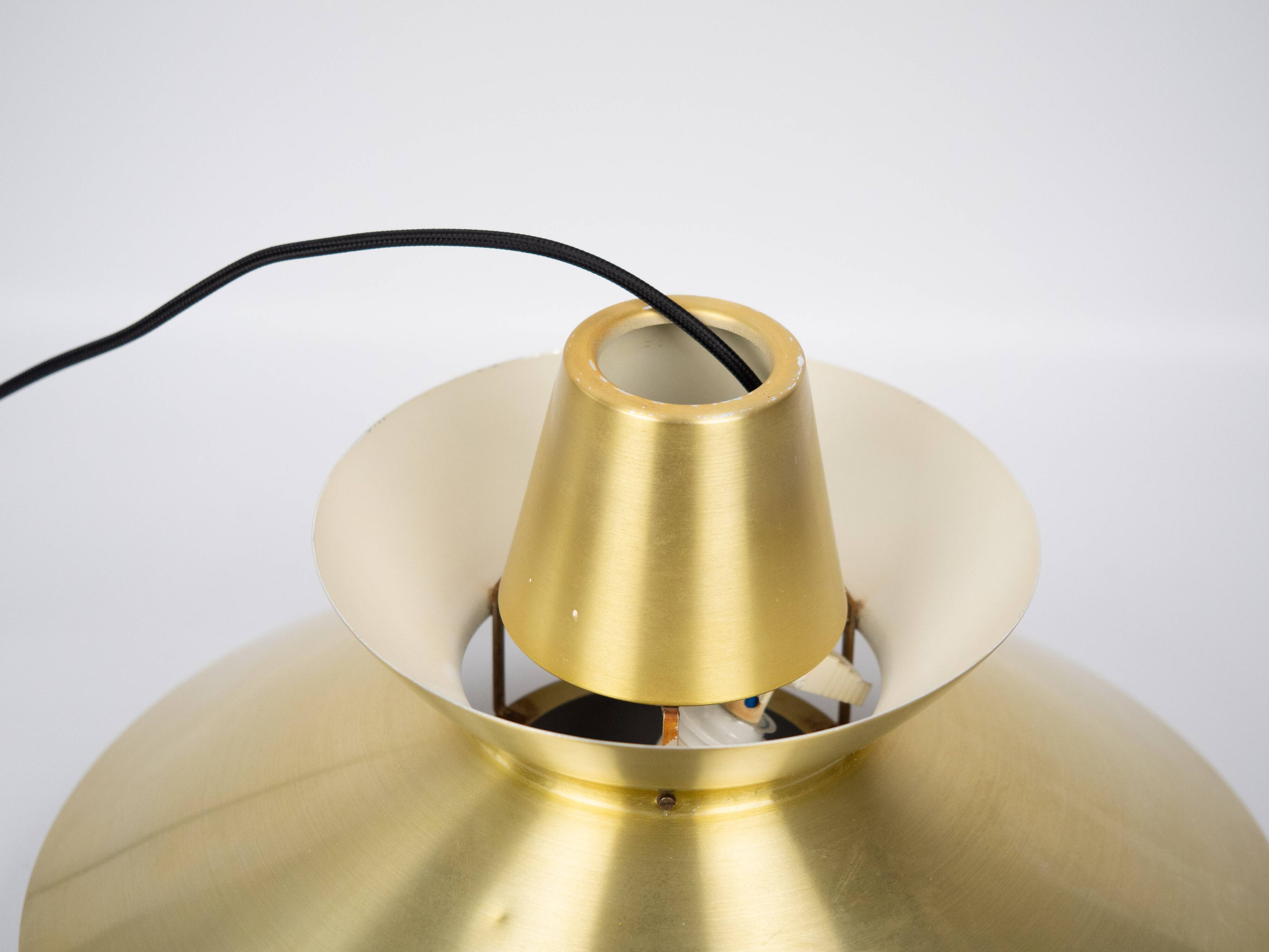 Danish vintage pendant lamp Navy by Jorn Utzon, Nordisk Solar, 1947