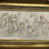 Marble bas-relief, Barbedienne Fondeur, Paris 1859