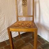 Art Deco leather chair