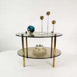 Minimalist oval table, Germany, 1960s