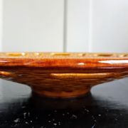 Large Mid-Century Modern French Ceramic Sunflower Plate - 1950s-1960s - Grottes de Dieulefit