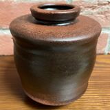 Steuler ceramic vase model 851/14 - brown mid-century modern design by Heiner Balzar