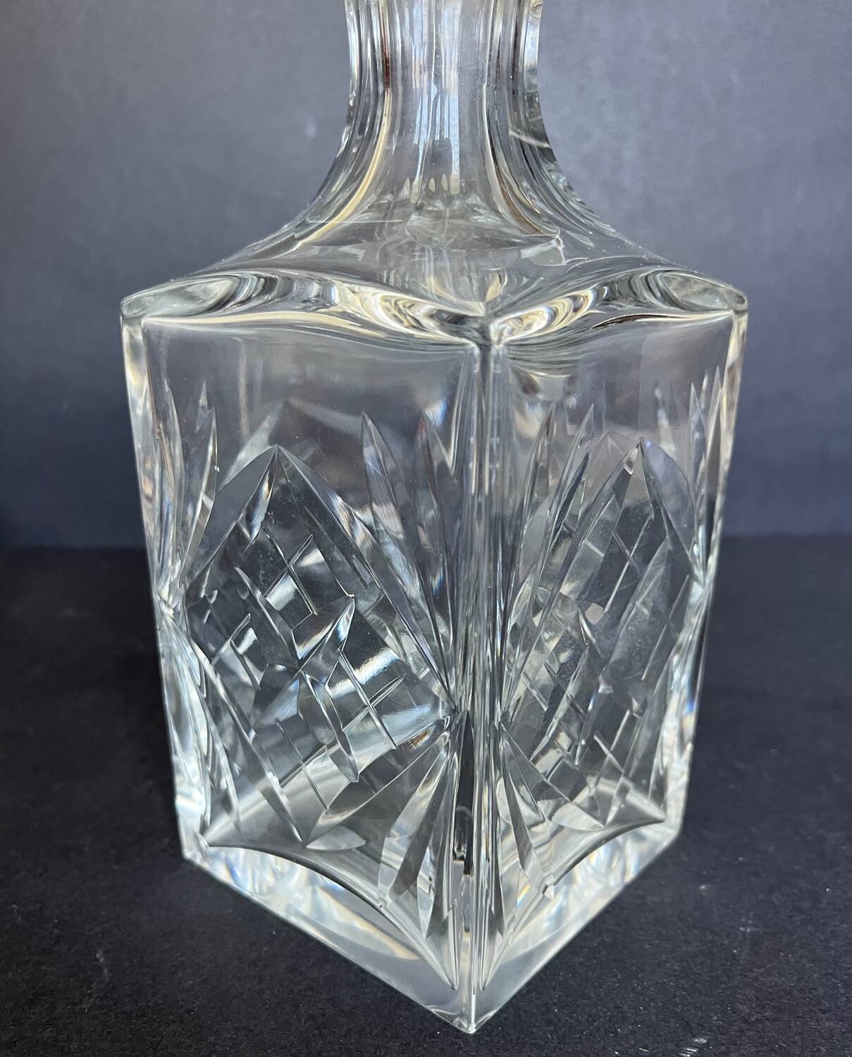 Saint Louis crystal whiskey decanter