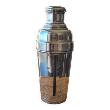 Shaker Art Déco (1939-1959) en métal argenté