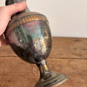 Neo-classical baluster vase, silver-plated, Louis XVI Directoire, 20th century.