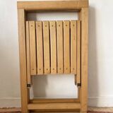 designer folding chairs in beech wood