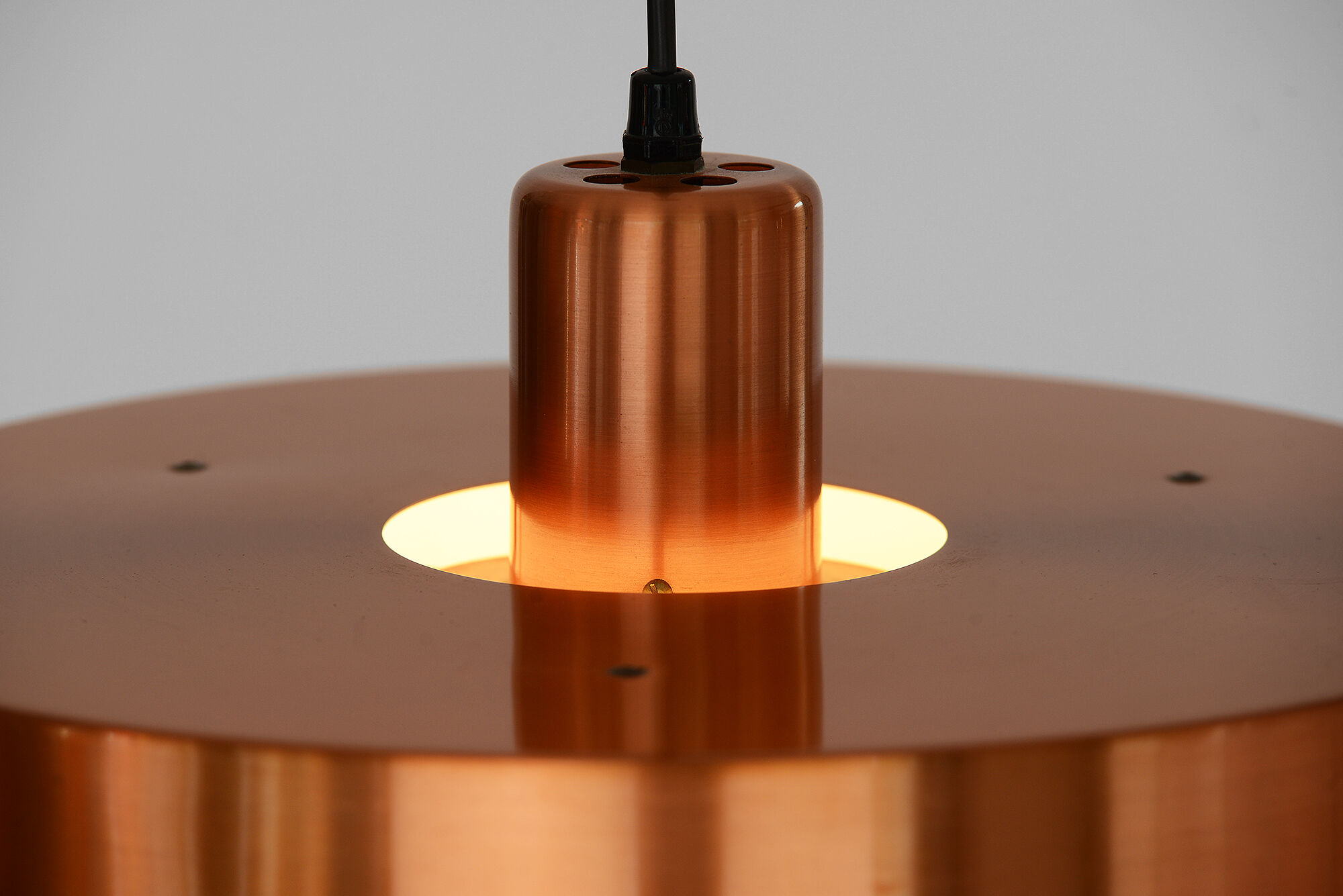 Pendant light Roulet by Jo Hammerborg for Fog & Mørup. Denmark 1960s.
