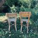 Paire de chaises de jardin enfant
