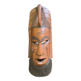 Masque africain en bois fait à la main
