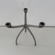 Bougeoir, chandelier tripode "Spider" space age starck eames 80s design