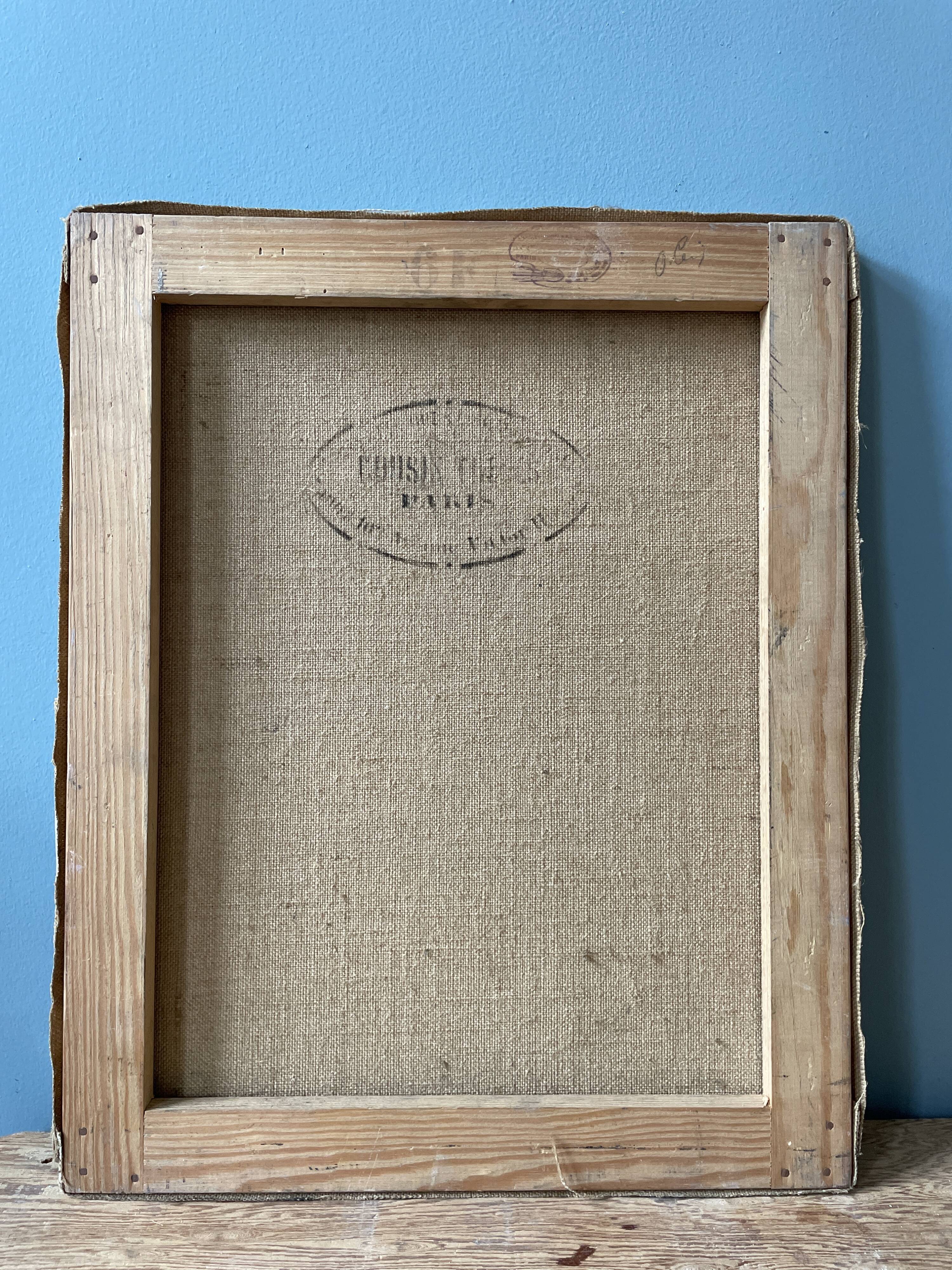 Old portrait painting