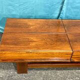 Table basse michelucci  Giovanni ,design italien ,palissandre
