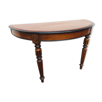 Biedermeier-style half-moon console