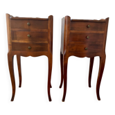 Deux Chevets en Merisier