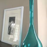 Large blown glass bottle
