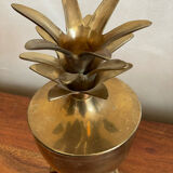 Empty box pineapple brass pocket