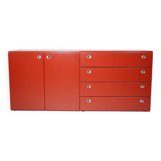 Modular design sideboard chests of drawers by Interlübke set of 2, 80s