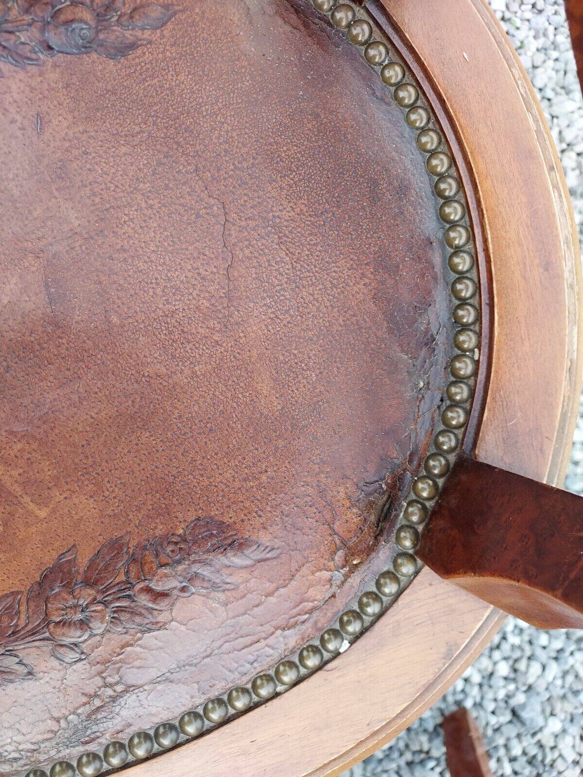 Chaises style Louis XVI en acajou x 6