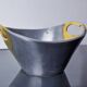 Brutalist centerpiece by Leopold, Brass and aluminum, Spain, 1970
