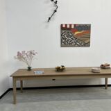 Farm table with tapered legs (300 cm x 90 cm)