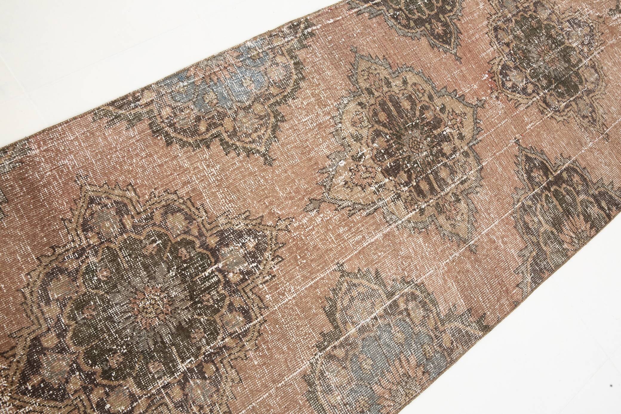 3x12 Oriental Persian Vintage Runner Rug, 86x379Cm SK 4966