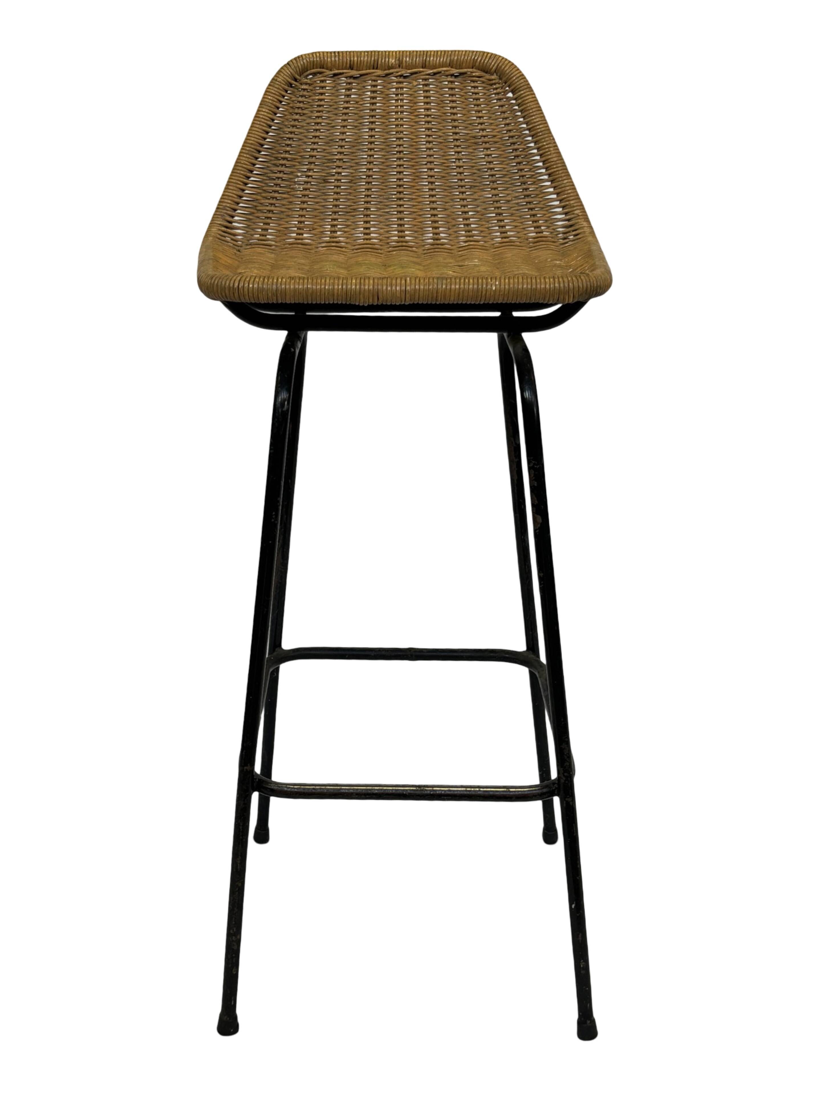 Vintage stool barstool Dirk van Sliedregt Rohe Noordwolde