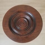 Vintage country turned wooden tripod stool