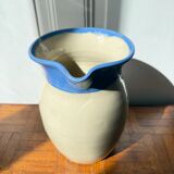 Glacier blue ceramic jug