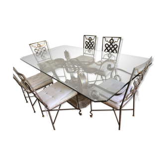 Table and 6 chairs set