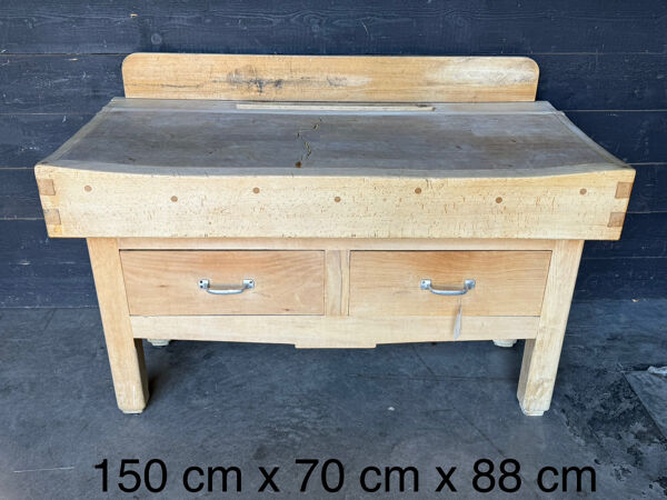 Ancien bloc de boucher