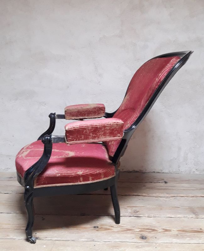 Voltaire armchair with rack and pinion XIX°