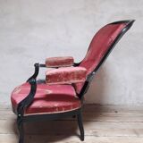Voltaire armchair with rack and pinion XIX°