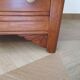 Art Deco chest of drawers in dark wood with 3 drawers, 1950s