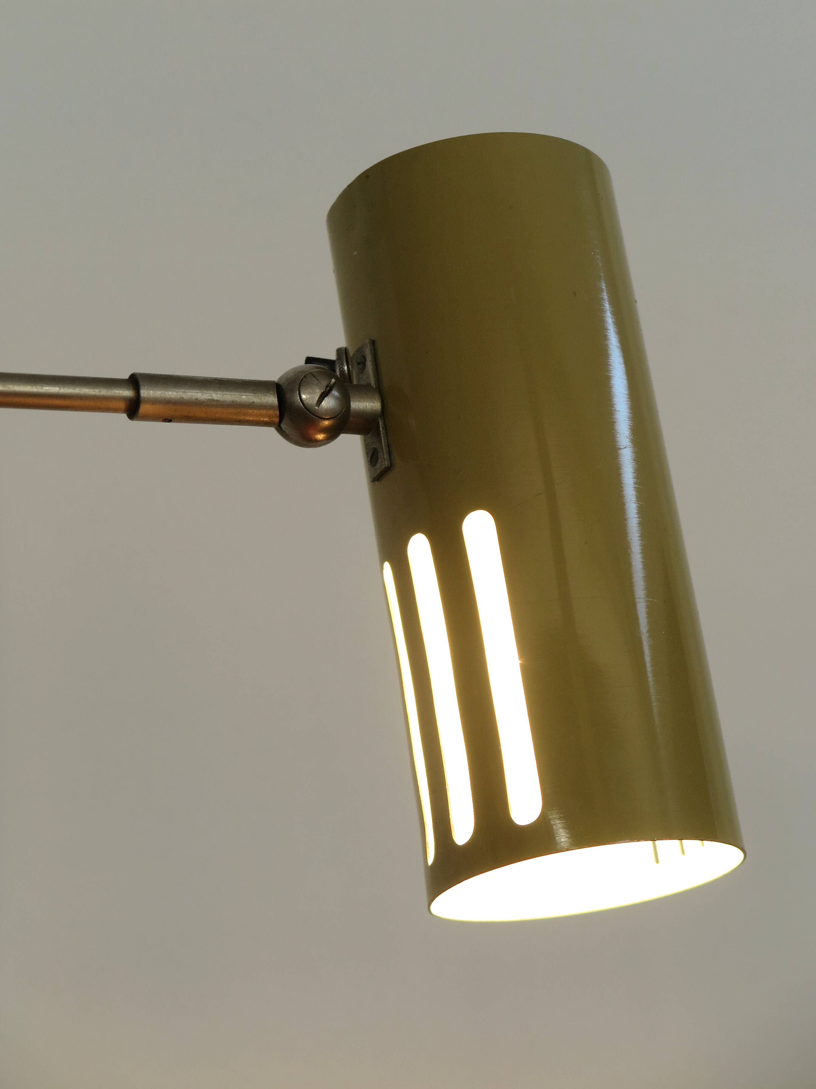 Stilnovo Italian metal clamp lamp 1950s