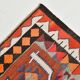 Red Orange Tribal Vintage Runner Rug, 101x297Cm