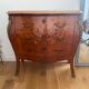 Commode 3 drawers galbee style louis xv marquetry marble top