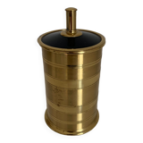 Vintage cigarette holder 1960 golden dispenser box - 14 x 7 cm