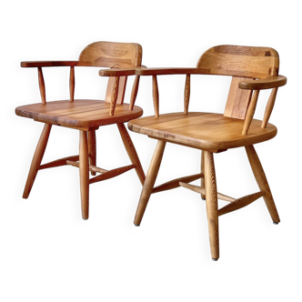 Scandinavian pine chair, By Asko, Finland, 1970s