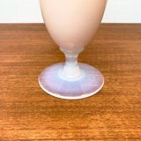 French opaline glass table lamp from the mid-century Sèvres, 1960s.