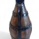 19th Century Rustic French Oak and Metal Hand-Crafted Pitcher
