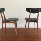 Scandinavian teak and imitation set
