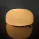 Half sphere ceiling light in opaline, made in Italy 1970