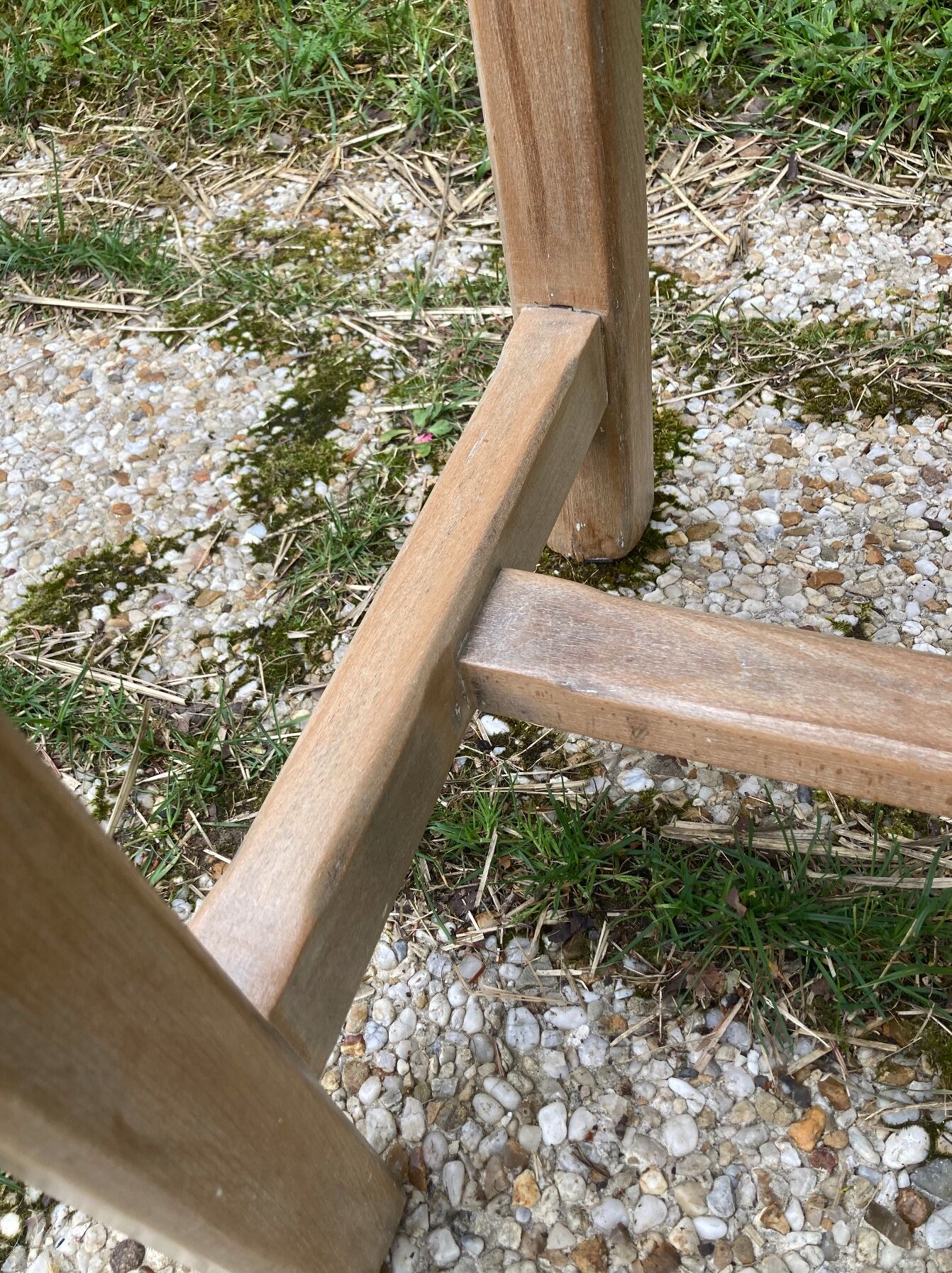 Antique solid wood desk