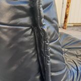 2 seater leather sofa 1970