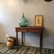 Side table in old wood