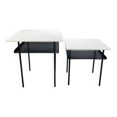 Ensemble de tables d'appoint modernistes du milieu du siècle, Wim Rietveld pour Auping, années 1950