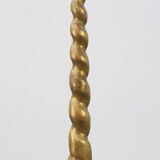 Large copper church candle holder, France 19th century