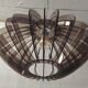 Suspension design en plexiglass fumé style scandinave